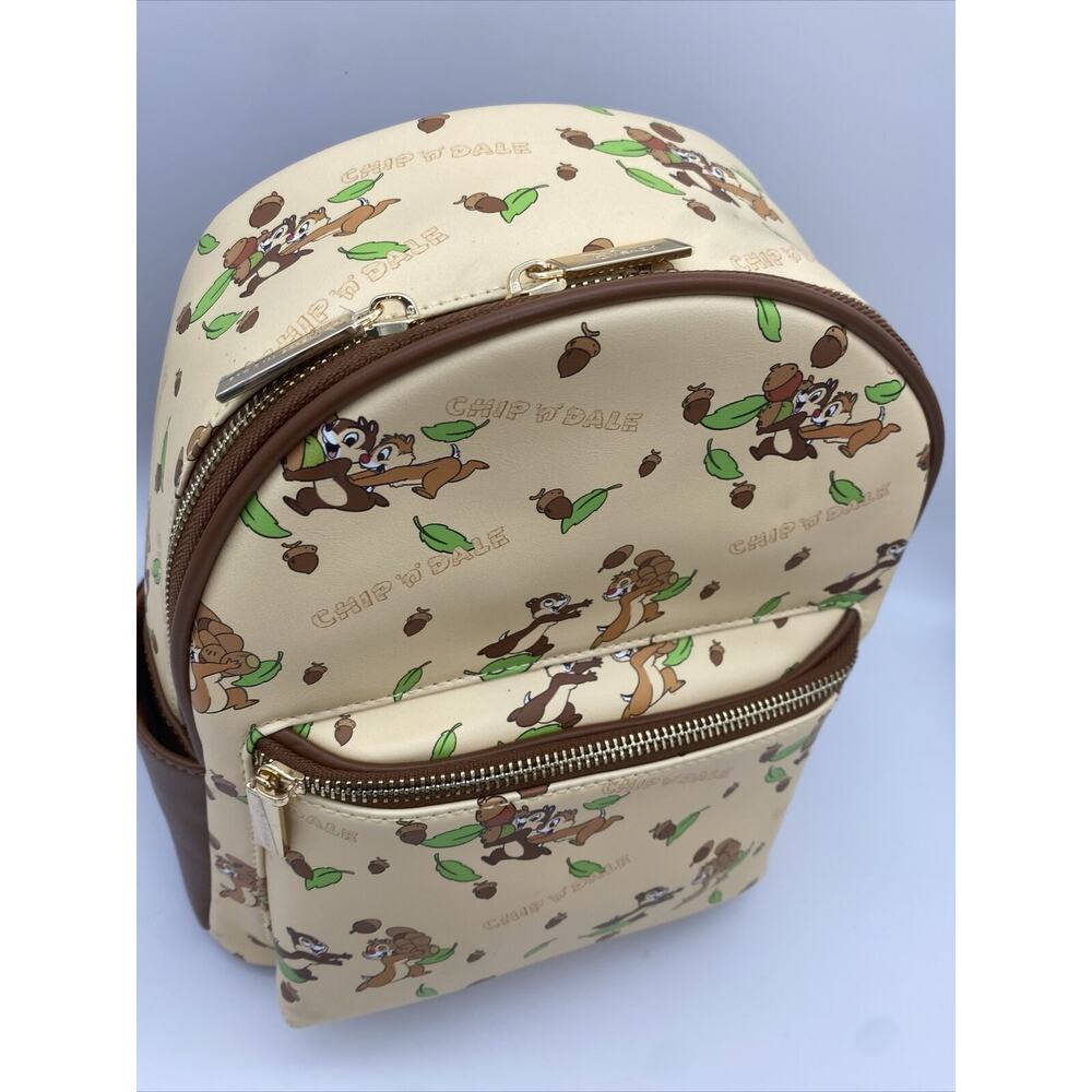 Disney Danielle Nicole Backpack Chip 'n Dale & Acorns Chipmunks Mini Bag - Picture 5 of 7